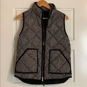 J Crew Herringbone Vest